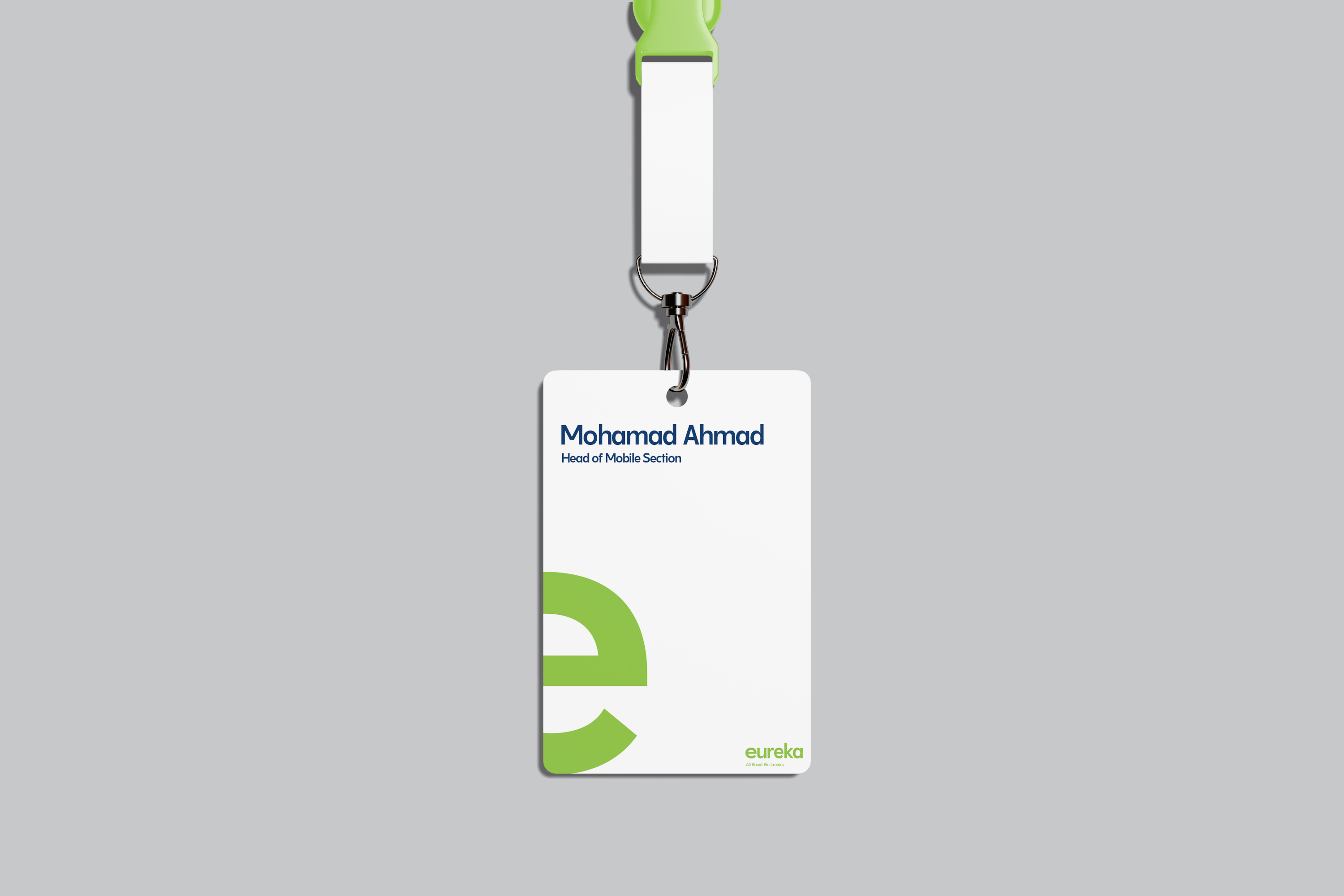 Eureka staff credential using the cropped asset